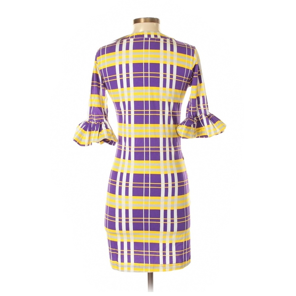 NWT Tracy Negoshian Bell Sleeve sheath dress small - Picture 3 of 7